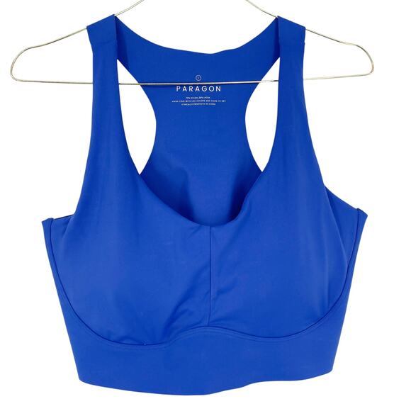 Paragon Sports Bra Racerback Bright Blue Size Large - Picture 1 of 4